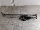 Front wiper linkage and motor
