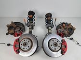 Brake discs and calipers set