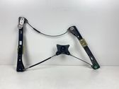 Rear door window regulator with motor