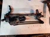 Front wiper linkage and motor