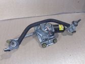 Front wiper linkage and motor