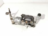 Front wiper linkage and motor