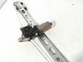 Rear door window regulator with motor