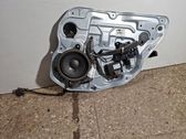 Rear door window regulator with motor