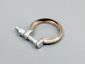 Muffler pipe connector clamp