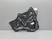 Rear door window regulator with motor