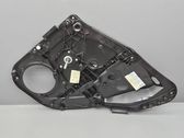 Rear door window regulator with motor