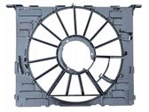 Radiator cooling fan shroud