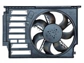 Radiator cooling fan shroud