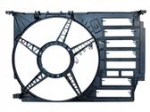 Radiator cooling fan shroud