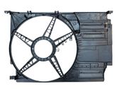 Radiator cooling fan shroud