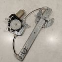 Rear door window regulator with motor