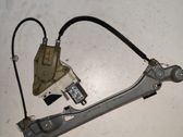 Rear door window regulator with motor