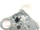 Rear door window regulator with motor