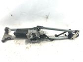 Front wiper linkage and motor