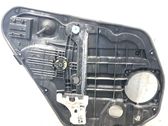 Rear door window regulator with motor