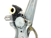 Rear door window regulator with motor