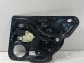 Rear door window regulator with motor