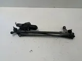 Front wiper linkage and motor