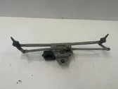 Front wiper linkage and motor