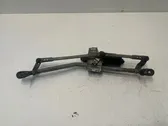 Front wiper linkage and motor