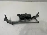 Front wiper linkage and motor