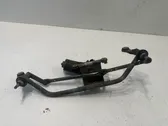 Front wiper linkage and motor