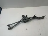 Front wiper linkage and motor