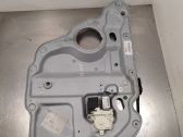 Rear door window regulator with motor