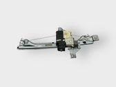 Rear door window regulator with motor