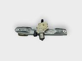 Rear door window regulator with motor