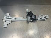 Rear door window regulator with motor