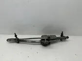 Front wiper linkage and motor