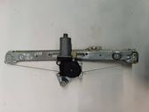 Rear door window regulator with motor