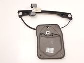 Front window lifting mechanism without motor
