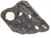 Rear window lifting mechanism without motor