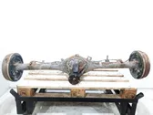 Rear axle beam with reductor