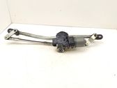 Front wiper linkage and motor