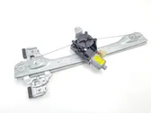 Rear door window regulator with motor