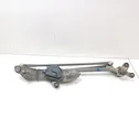 Front wiper linkage and motor