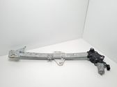 Rear door window regulator with motor