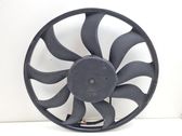 Electric radiator cooling fan