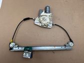 Rear door window regulator with motor