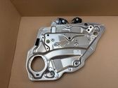 Rear door window regulator with motor