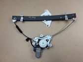 Rear door window regulator with motor