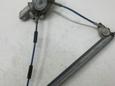 Rear door window regulator with motor