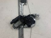 Rear door window regulator with motor