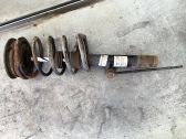 Front shock absorber with coil spring