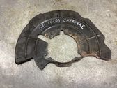 Front brake disc dust cover plate