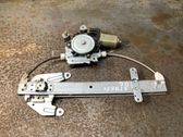 Rear door window regulator with motor